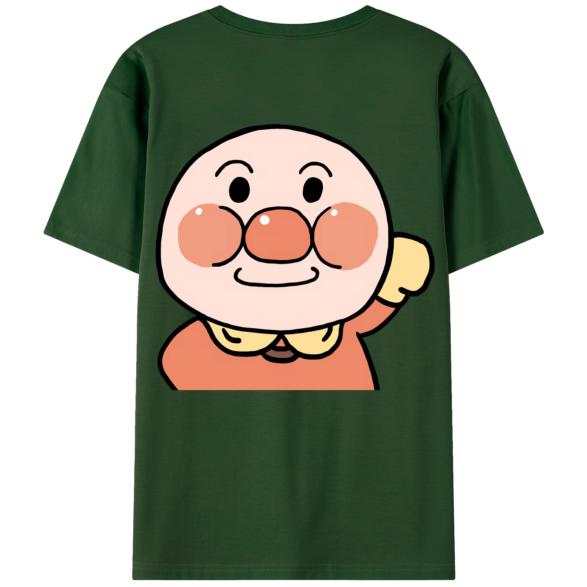 （画像用） アンパンマン Anpanman 綿100％半袖Tシャツ（背面プリント）